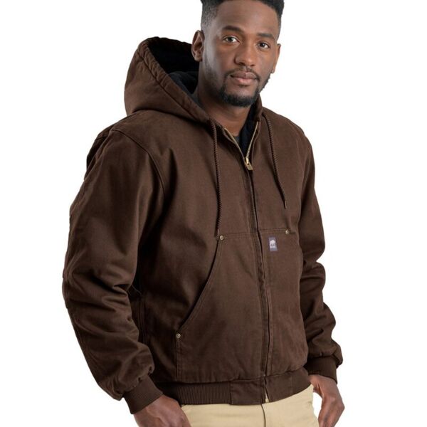 Men's Heartland Washed Cotton Duck Hooded Jacket Thumbnail